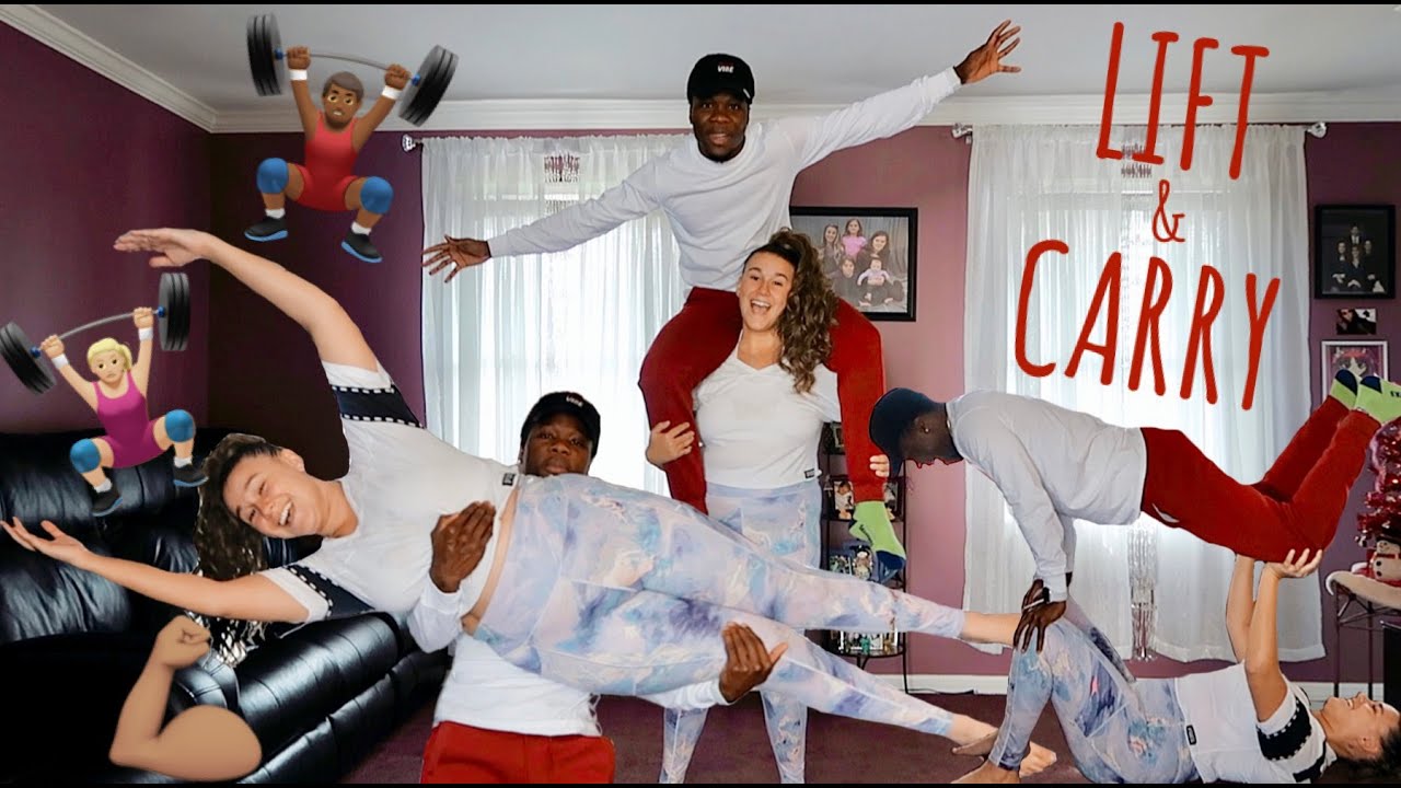 LIFT AND CARRY CHALLENGE COUPLES EDITION🥰🏋🏾‍♂️💪🏽🏋🏼‍♀️ PART 4 (SHOULDER RIDE, PIGGYBACK, CARRY, HARD)