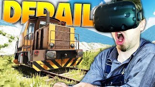 Derail Valley - TRAIN SIMULATOR IN VR! - Derail Valley Gameplay (HTC Vive)