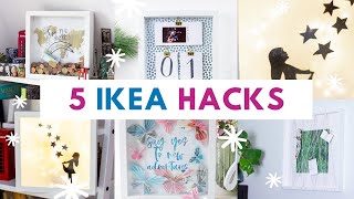 DIY IKEA Hacks - 5 Ideen mit dem RIBBA Rahmen | einfach und besonders  (2020) - YouTube