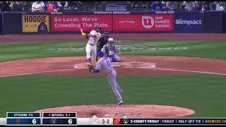 Bob Uecker Calls Garrett Mitchell’s Walkoff Home Run vs. Mets (4/5/23)