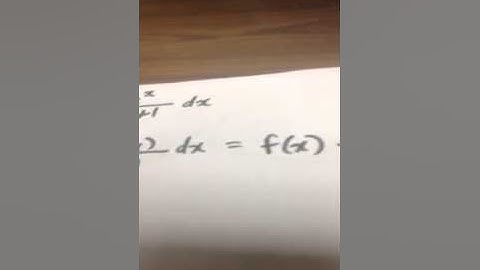 Integration of a fraction (CAPE Pure Maths Unit 2)