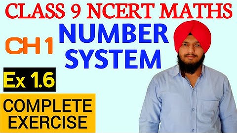 class 9 maths chapter 1 Exercise 1.6(NUMBER SYSTEM) CBSE NCERT RBSE #class_9th_mathsby_amandeepSingh