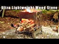 Winnerwell Titanium Backpack Wood Stove (and BACON of course)