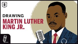 Draw Martin Luther King Jr. with Me! - Procreate Tutorial screenshot 1