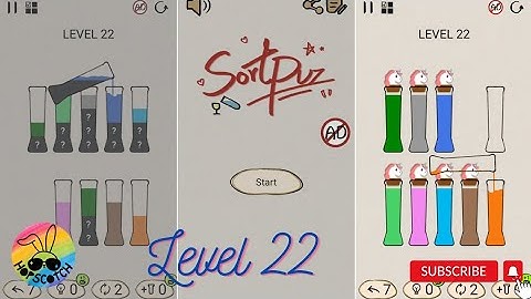 SortPuz Level 22 | Relaxing game - Water Sort Puzzle | Brain Games #braingames #waterpuzzle #sortpuz