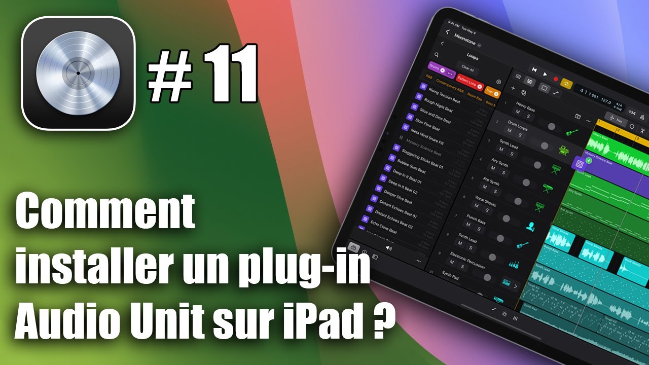 Tutoriel Logic Pro pour iPad (Français): comment installer un plug-in
