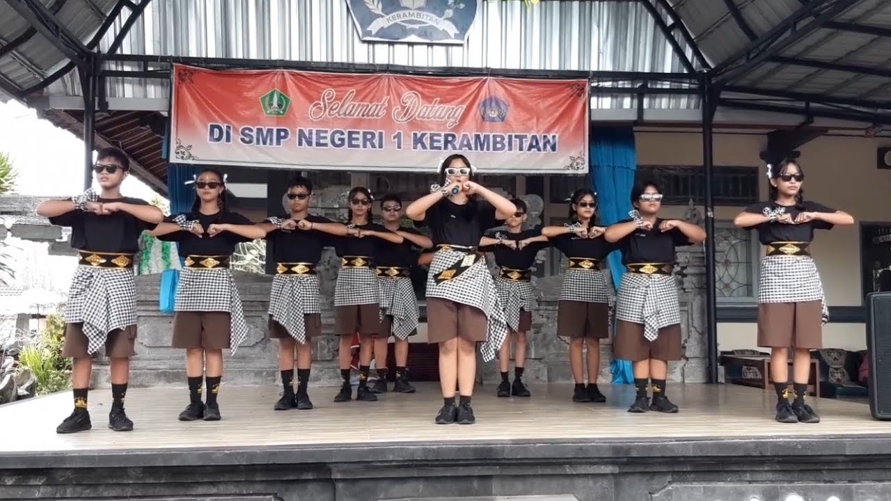 Lomba Yel-yel SMPN 1 Kerambitan, Tabanan, Bali ,21 September 2022.