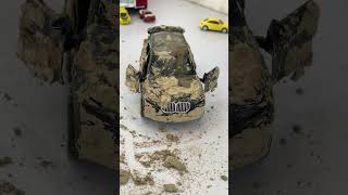 Lavado de autos modelo sui dicast: de polvoriento a brillante #dicast #shorts #cars