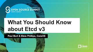 What You Should Know about Etcd v3 - Paul Burt & Elsie Phillips, CoreOS