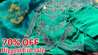 Agha Noor Biggest Eid Sale 70% Off Bridal Studio 🔥🔥🔥 0303-2493636