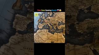 The Most Confusing Time Zone System 🇷🇺😱 #youtubeshorts #facts #factosting