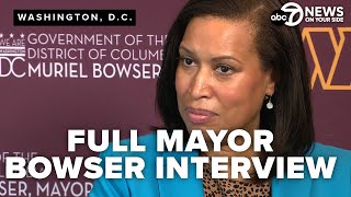 WATCH: DC Mayor Muriel Bowser speaks about the RFK stadium deal with 7News