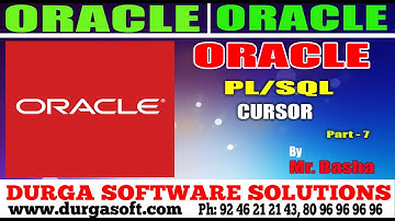 OracleTutorial || onlinetraining|| pl/sql ||Cursor Part-7 by Basha