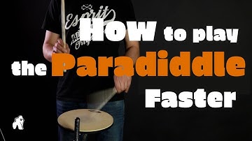 How To Play The Paradiddle Faster