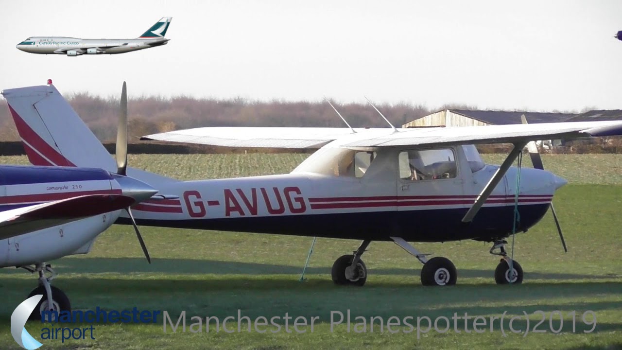 (HD) Plane Spotting At Netherthorpe Airfield On The 03/02/2019