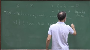 Doctorate program: Functional Analysis - Lecture 19A: A quadratic variational problem