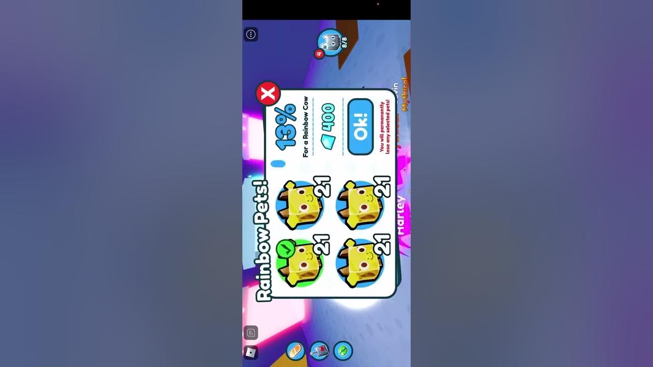 Playing the new pet sim x update how to easily get the mastery level up . YouTube