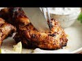 Grilled Chicken With Mint Raita