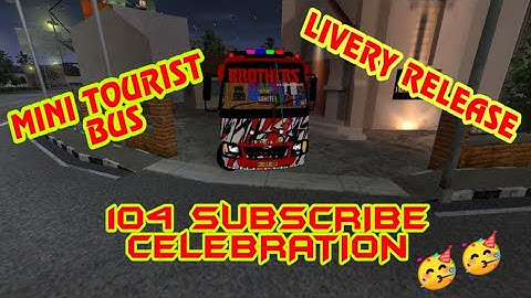 MINI TOURIST BUS LIVERY RELEASE