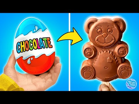 Giant Bear-Shaped Chocolate Ice Cream 🍦🐻 Easy & Fun Recipes by Toonzey DIY