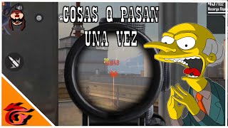 COSAS QUE PASAN SOLO UNA VEZ XD EN DUELO DE ESCUADRAS|FREE FIRE|MaeR