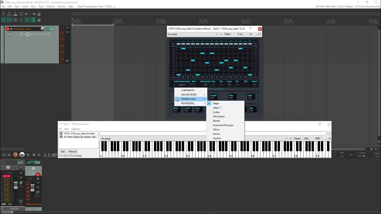 Scale randomizer SYNTHEDIT YouTube
