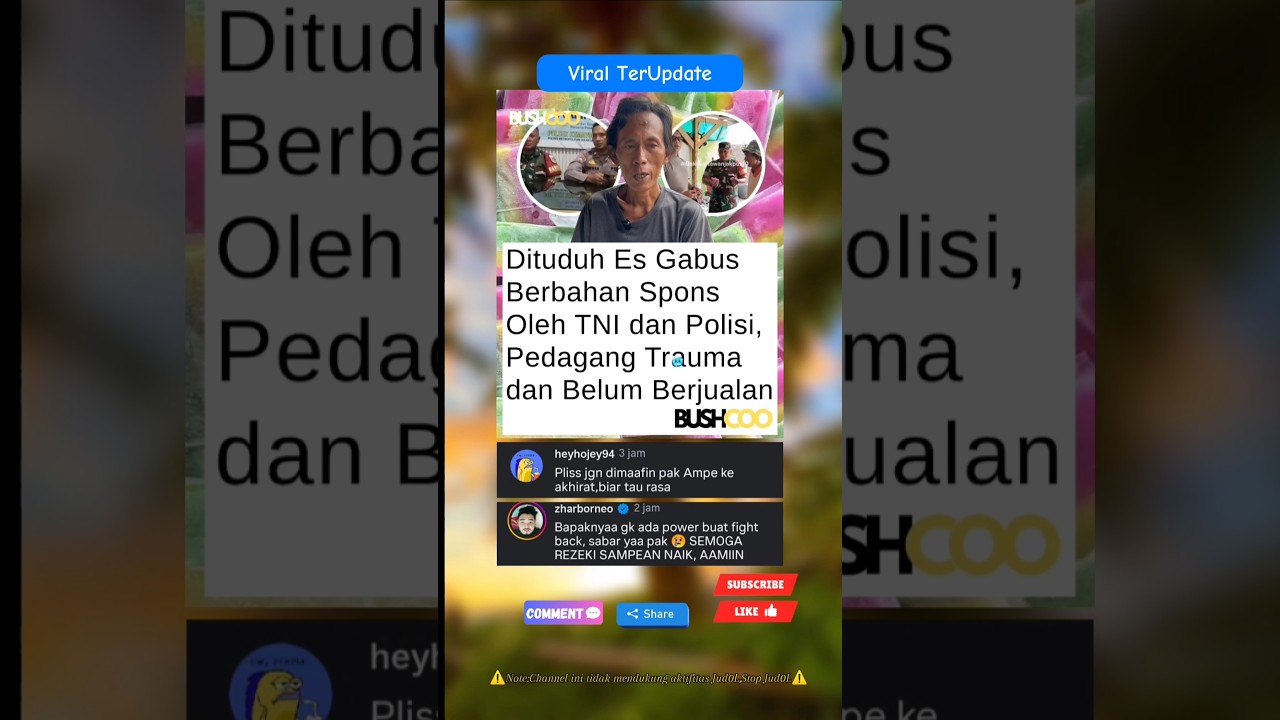 Udah tua diberlakukan seperti Per4mpok