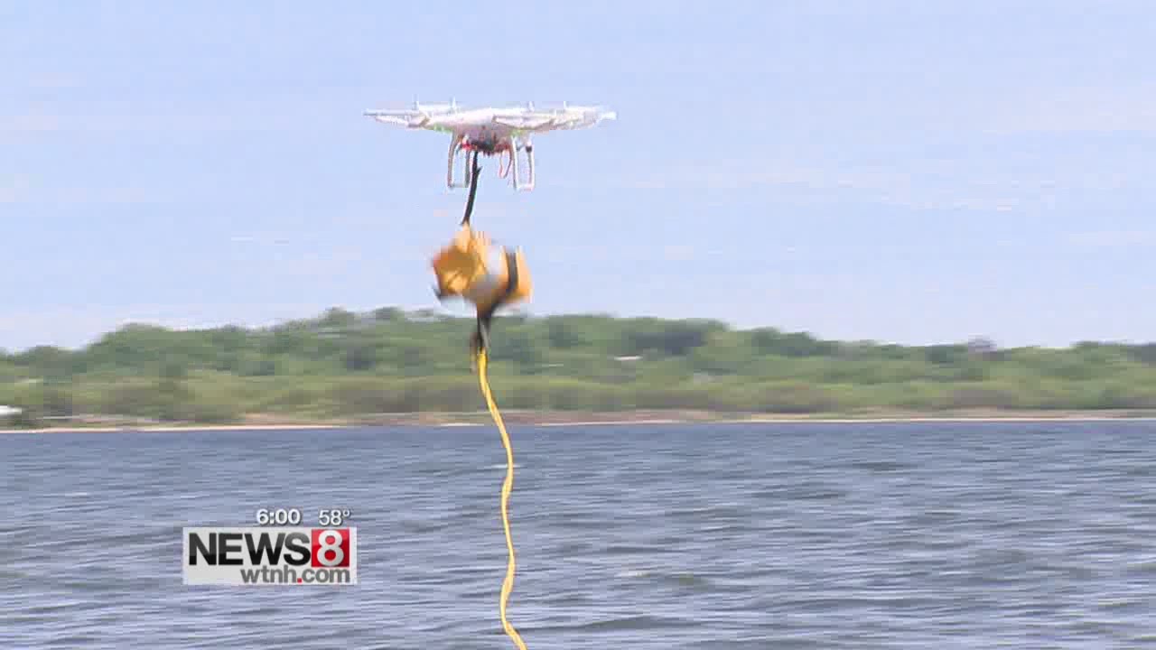 Connecticut man's drone accessory could help save drowning beachgoers