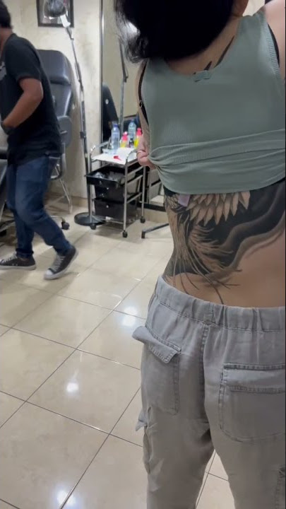 Sexi girll full back tattoo ||yan tino tattoo bali