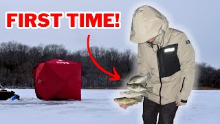 I Learned How To Fish Through Ice!