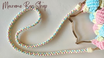 Macrame Bag Strap Tutorial for Beginners