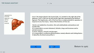 SCIENCE BIOLOGY INTELLIGENCE TUTORING SYSTEM(HUMAN ANATOMY)with free source code