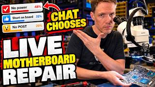 Full Live Motherboard Repair, But Chat Picks The Laptop I Fix! News