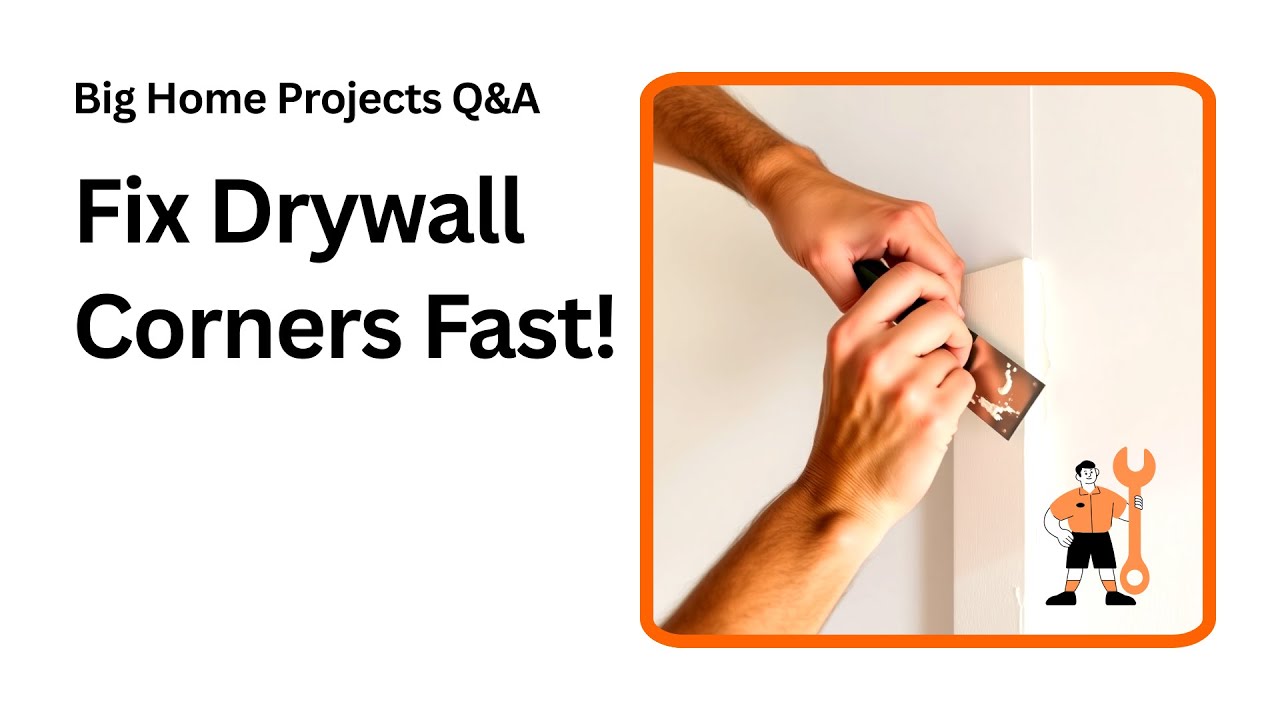 How to Fix Chipped Drywall Corners Like a Pro - YouTube