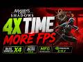 Assassin's Creed Shadows DLSS Enabler x4 MFG + Streamline 2.11.1 + DLSS 310.6