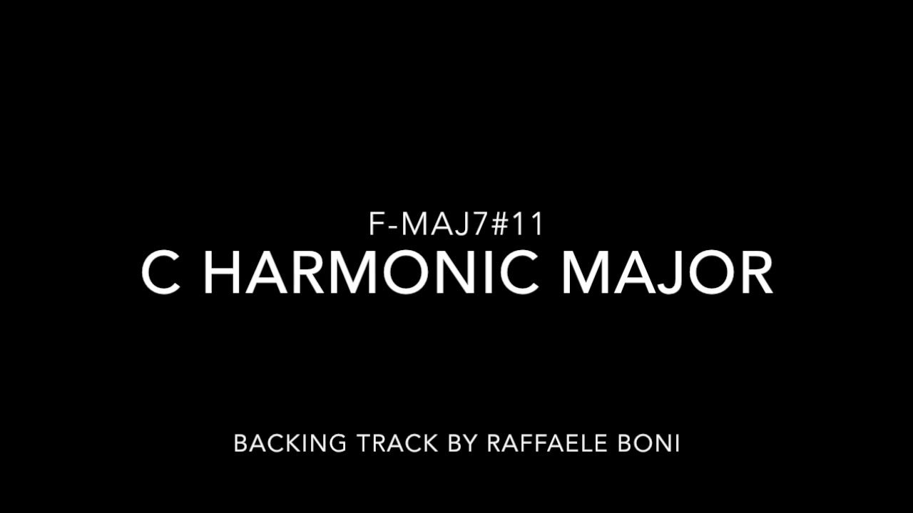 FmMaj7#11 - C Harmonic Major Backing Track - YouTube