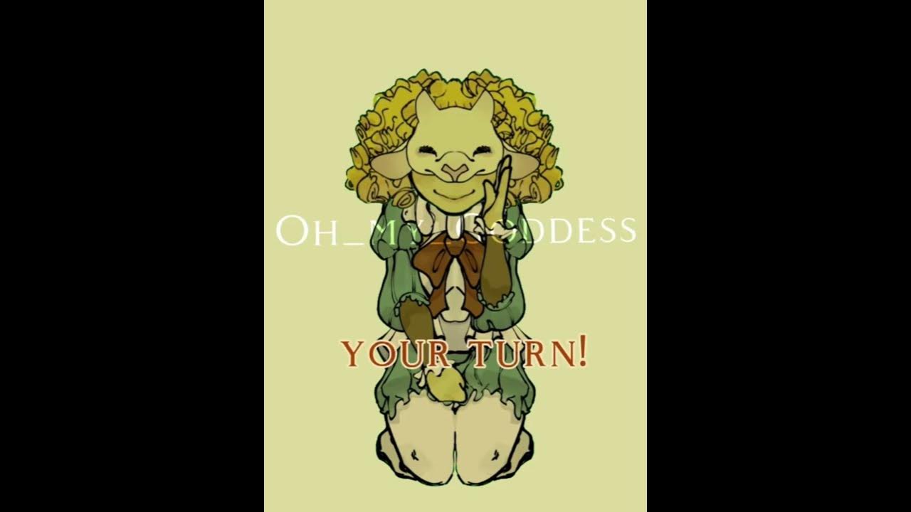 Harpy hare fake collab w/ @oh_my_goddess ^^ | #harpyhare #yaelokre #animation #meme #trend