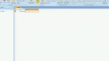 Curso Access 2007 conociendo el programa y haciendo las tablas