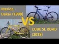 Кадры решают всё. CUBE SL ROAD vs Merida Dakar 680.