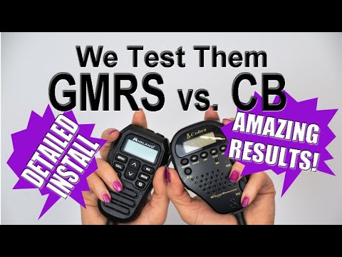 GMRS Radio DIY Install & Testing Against CB Radio For Distance