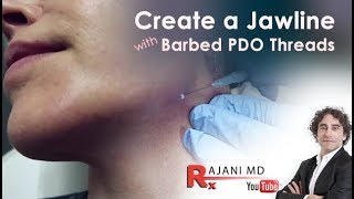 How to Create a Jawline with Barb PDO Threads Dr Rajani