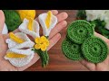 Crochet Calla Lily Flower 💯👌Tığ işi Gala Çiçeği.Crochet calla lily flower free pattern.