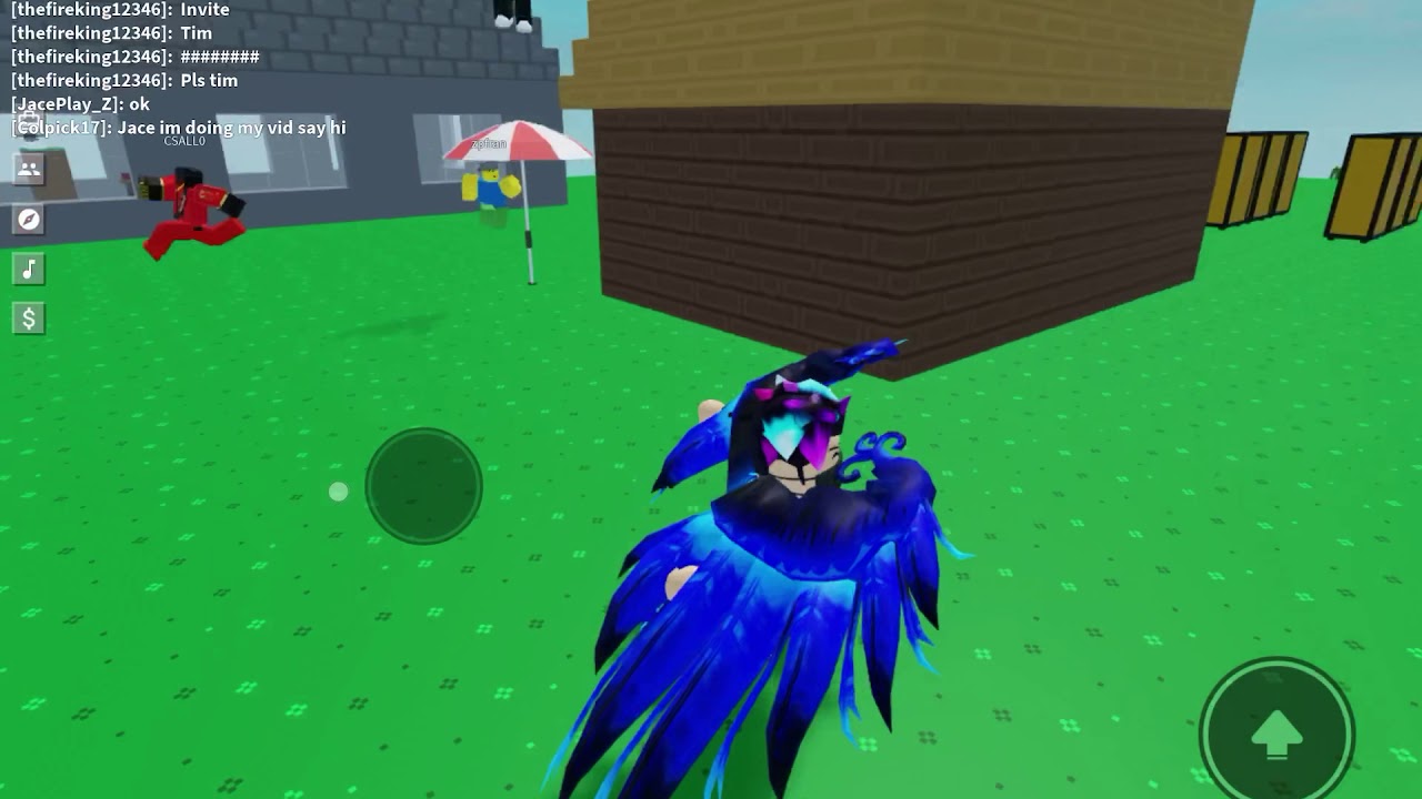 I met Jace Playz, SernoYT, and skippy in Roblox skyblock