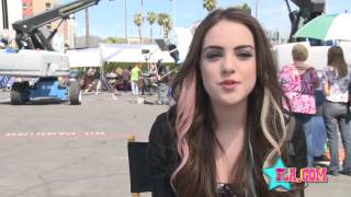 Liz Gilies on the Set of Victorious