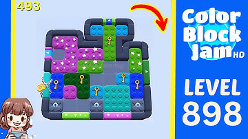 Color Block Jam Level 493 (898) Solution Walkthrough