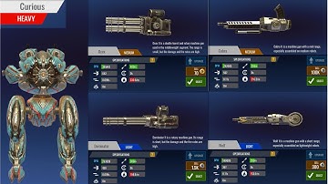 Punisher & Molot Type Weapons in Mech Wars | Curious Equipped with 2x Dominator, Ocex & Wolf, Cobra.