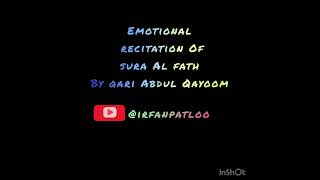 Qari Abdul Qayoom Sura Al 23Rd Shab 2024