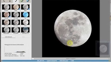 Editing A Photo Of The Moon
