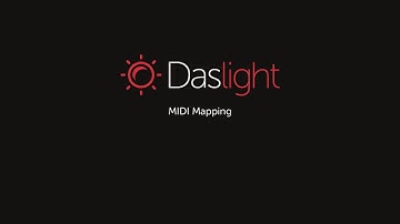 DASLIGHT / DVC4 DMXコントロール 09 Midi Mapping