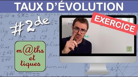 EXERCICE : Appliquer un taux d